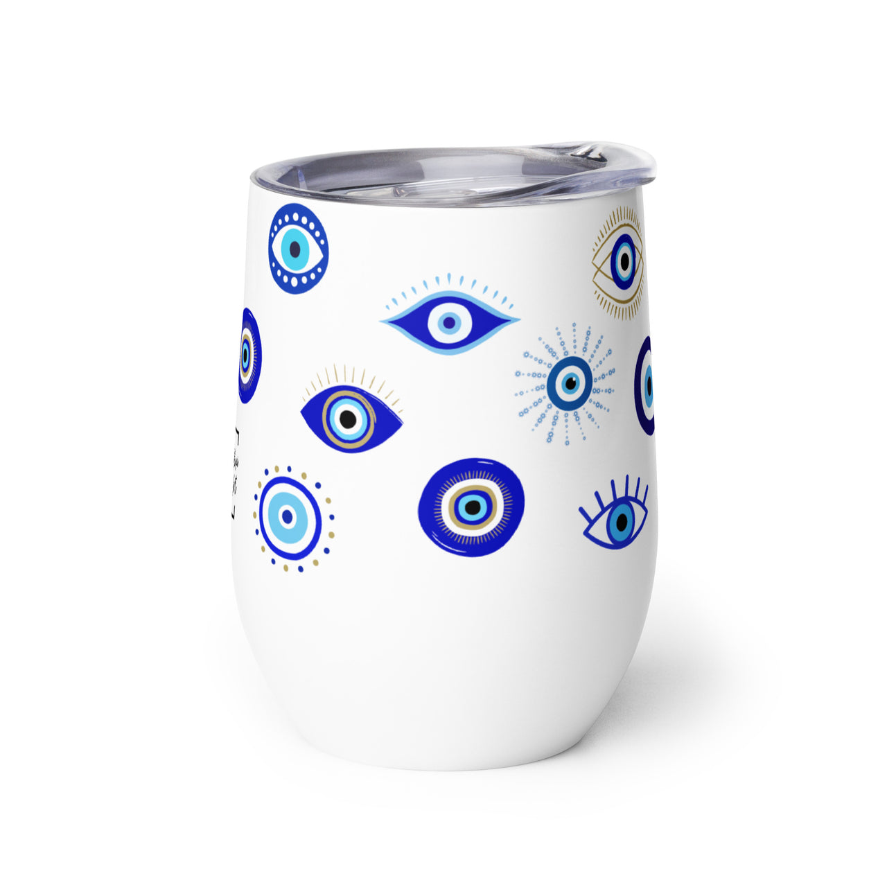 Evil Eyes (Matia) Wine Tumbler