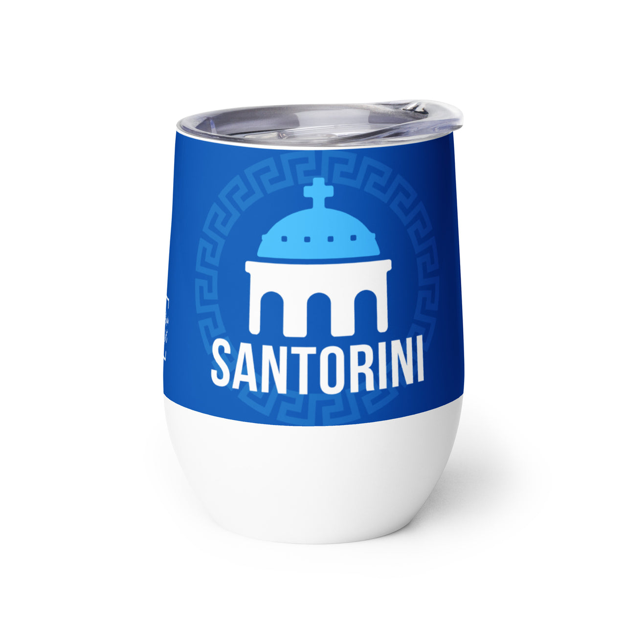 Iconic Places - Santorini Wine Tumbler