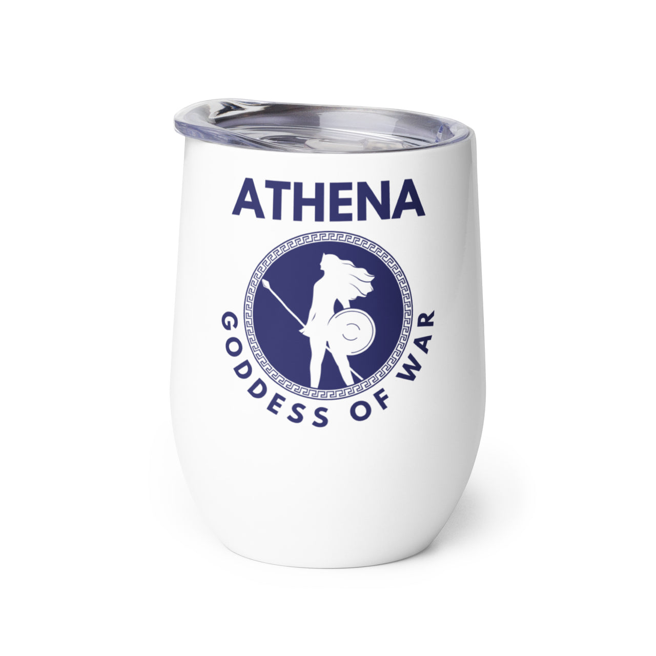 Athena Goddess of War Wine Tumbler